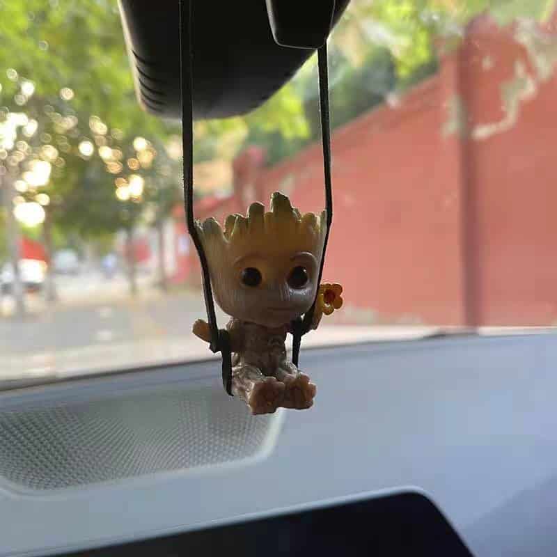 Figurine Groot suspendu pour rétroviseur de voiture - Grimit