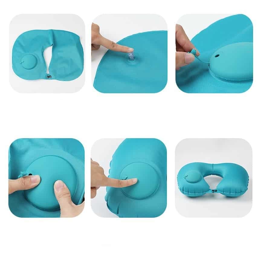 Oreiller Tour De Cou De Voyage En Mousse à Mémoire De Forme